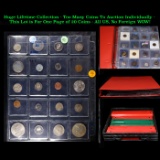 Huge Liifetime Collection - Too Many Coins To Auction Individually - This Lot is For One Page of 20