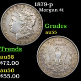 1879-p Morgan Dollar $1 Grades Choice AU