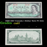 1960-1967 Canada 1 Dollar Note P# 84A Grades Gem++ CU