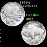 1936-s Buffalo Nickel 5c Grades Select AU