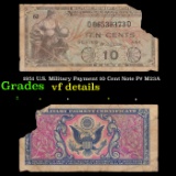 1951 U.S. Military Payment 10 Cent Note P# M23A Grades vf details