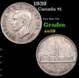 1939 Canada Dollar $1 Grades Choice AU/BU Slider