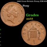 1988 Great Britain Penny KM-935 Grades Select AU