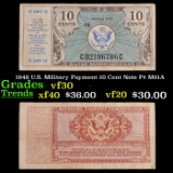 1948 U.S. Military Payment 10 Cent Note P# M61A Grades vf++