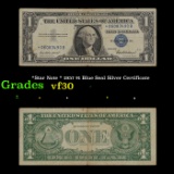 *Star Note * 1957 $1 Blue Seal Silver Certificate Grades vf++