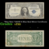 *Star Note *1957B $1 Blue Seal Silver Certificate Grades vf++