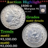 ***Auction Highlight*** 1896-o Morgan Dollar $1 Graded ms62 details By SEGS (fc)