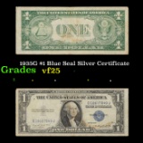1935G $1 Blue Seal Silver Certificate Grades vf+