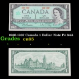 1960-1967 Canada 1 Dollar Note P# 84A Grades Gem CU