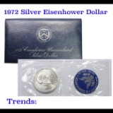 1972 Eisenhower Uncirculated Silver Dollar