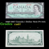 1960-1967 Canada 1 Dollar Note P# 84A Grades Gem++ CU