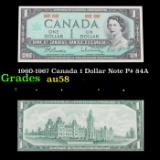 1960-1967 Canada 1 Dollar Note P# 84A Grades Choice AU/BU Slider