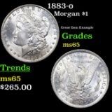 1883-o Morgan Dollar $1 Grades GEM Unc