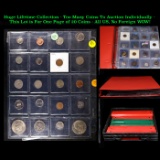 Huge Liifetime Collection - Too Many Coins To Auction Individually - This Lot is For One Page of 20