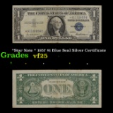 *Star Note * 1957 $1 Blue Seal Silver Certificate Grades vf+