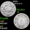 1870 Shield Nickel 5c Grades g+