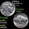 1936-p Buffalo Nickel 5c Grades GEM+ Unc