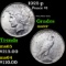 1922-p Peace Dollar $1 Grades Choice+ Unc