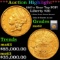 ***Auction Highlight*** 1867-s Gold Liberty Double Eagle Near Top POP! $20 Graded ms62 By SEGS (fc)