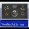 1968 United States Mint Proof Set, 5 Coins Inside!!