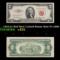 1953 $2 Red Seal United States Note Fr-1509 Grades vf+