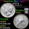 ***Auction Highlight*** 1921-p Peace Dollar $1 Graded ms63+ BY SEGS (fc)