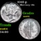 1943-p Mercury Dime 10c Grades Choice Unc