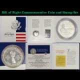 Bill of Right Commemorative Coin and Stamp Set