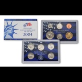 2004 United States Mint Proof Set in Original Government Packaging, 11 Coins Inside