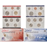 2001 Mint Set in Original Government Packaging, 20 Coins Inside!