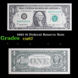 1993 $1 Federal Reserve Note Grades Gem++ CU