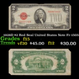 1928D $2 Red Seal United States Note Fr-1505 Grades f+