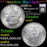 ***Auction Highlight*** 1886-o Morgan Dollar $1 Graded ms65 BY SEGS (fc)