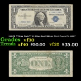 1957B **Star Note** $1 Blue Seal Silver Certificate Fr-1621* Grades vf++