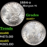 1884-o Morgan Dollar $1 Grades GEM+ Unc