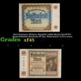 1922 Germany (Weimar Republic) 5000 Marks Post-WWI Hyperinflation Banknote P# 81a, Watermark: G/D in
