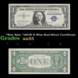 1957B $1 Blue Seal Silver Certificate Grades Select AU