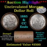 ***Auction Highlight*** 1885 & CC Uncirculated Morgan Dollar Shotgun Roll (fc)