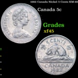 1982 Canada Nickel 5 Cents KM-60 Grades xf+