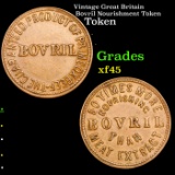 Vintage Great Britain Bovril Nourishment Token Grades xf+