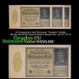 3x Consecutive 1922 Germany 