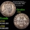 1909 Newfoundland (Canada Provincial) 50 Cents Silver KM# 11 Grades vf++