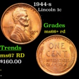 1944-s Lincoln Cent 1c Grades GEM++ RD