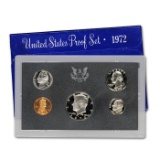 1972 United States Mint Proof Set 5 coins