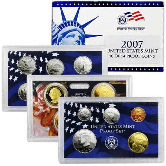 2007 United States Mint Proof Set - 14 Piece set