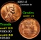1957-d Lincoln Cent 1c Grades GEM++ RD