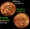 1964-p Lincoln Cent 1c Grades Gem+ Unc RD