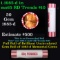 Shotgun Lincoln 1c roll, 1985-d 50 pcs Brandt 50c Wrapper.