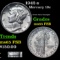 1942-s Mercury Dime 10c Grades GEM FSB