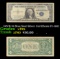 1957B $1 Blue Seal Silver Certificate Fr-1621 Grades vf+
